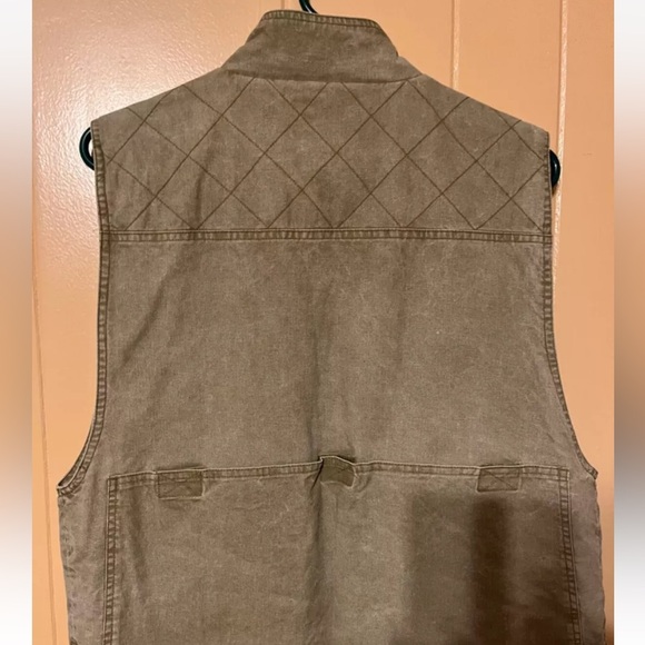 VTG Trail Designs Vest Unisex Small Tan Khaki Fishing Hunting Outdoors‎ Pockets - Picture 3 of 6